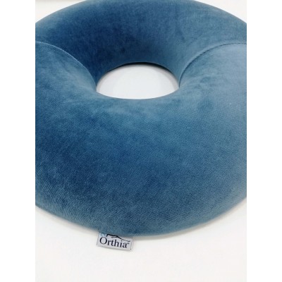 Velvet round seat cushion