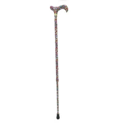 Canne en aluminium réglable Floral 417