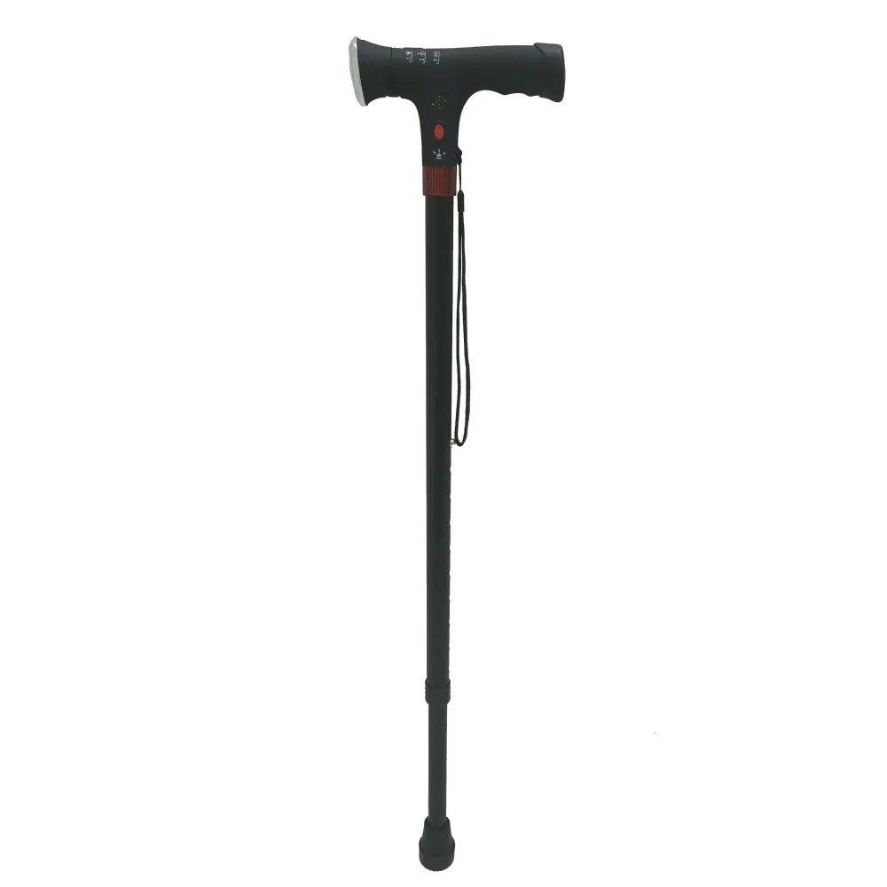 Canne réglable avec lampe torche