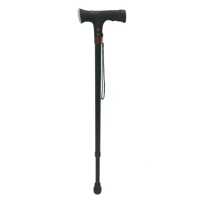 Canne réglable avec lampe torche