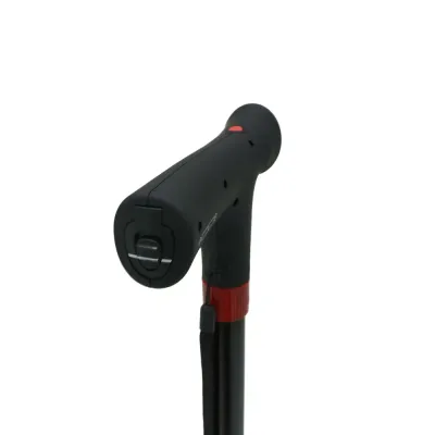 Canne réglable avec lampe torche