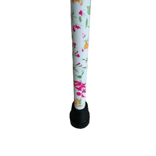 Canne en aluminium ajustable Floral 416