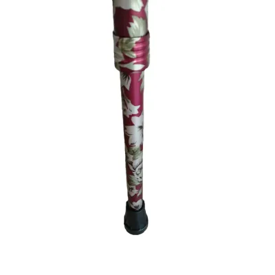 Canne en aluminium ajustable Floral 400