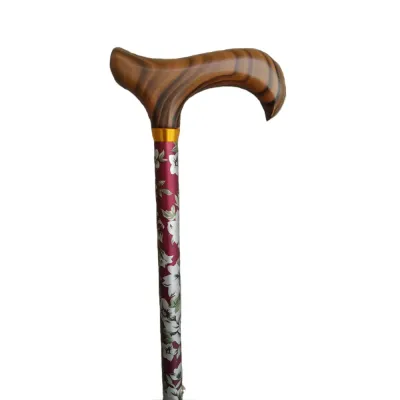 Canne en aluminium ajustable Floral 400