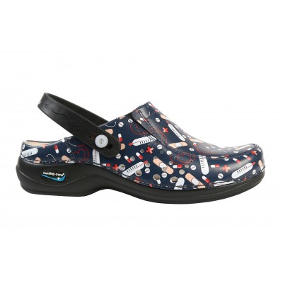 Wash'Go Berlin Health Blue with Clip Clogs