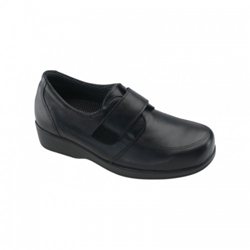 Sapato Diabético Senhora Walk Preto