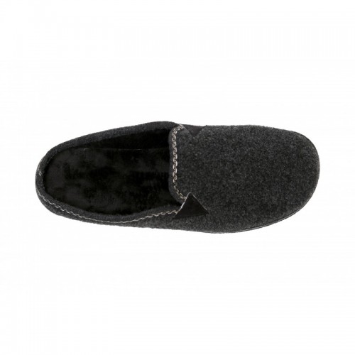 Warm Slippers in Wool Cedro Grey