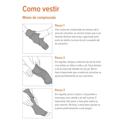 Kit Meia Elástica e Proteção Ulcer Pro Juzo - 1022 -
