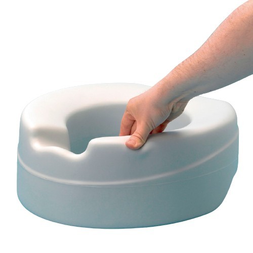 Toilet Seat Raiser with Arms 12 cm Height