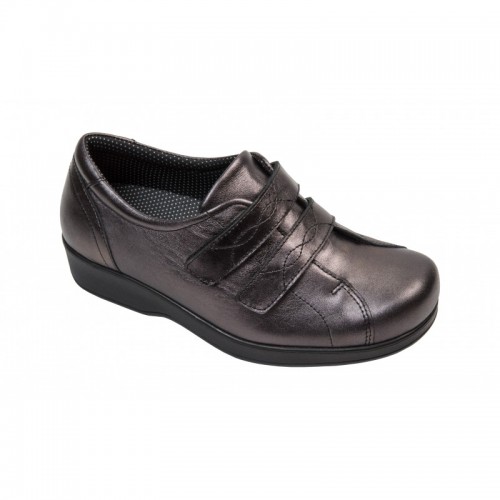 Zapato Diabetico Mujer Patricia Plomo