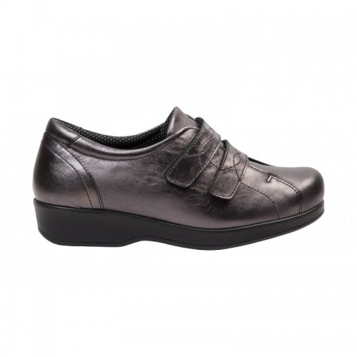 Zapato Diabetico Mujer Patricia Plomo