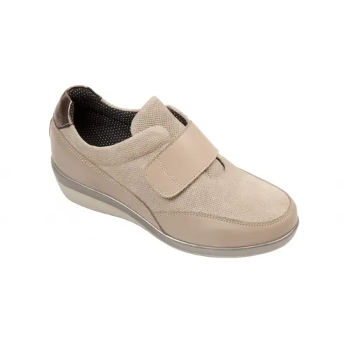 Chaussure pour pieds diabétiques Ana Taupe | Loja Ortopédica Ventes n°1