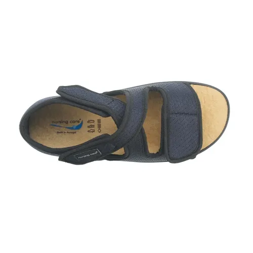Sandale textile confortable bleu Caramulo