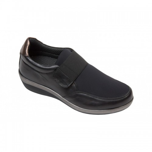 Zapato Diabetico Mujer Maria Negro