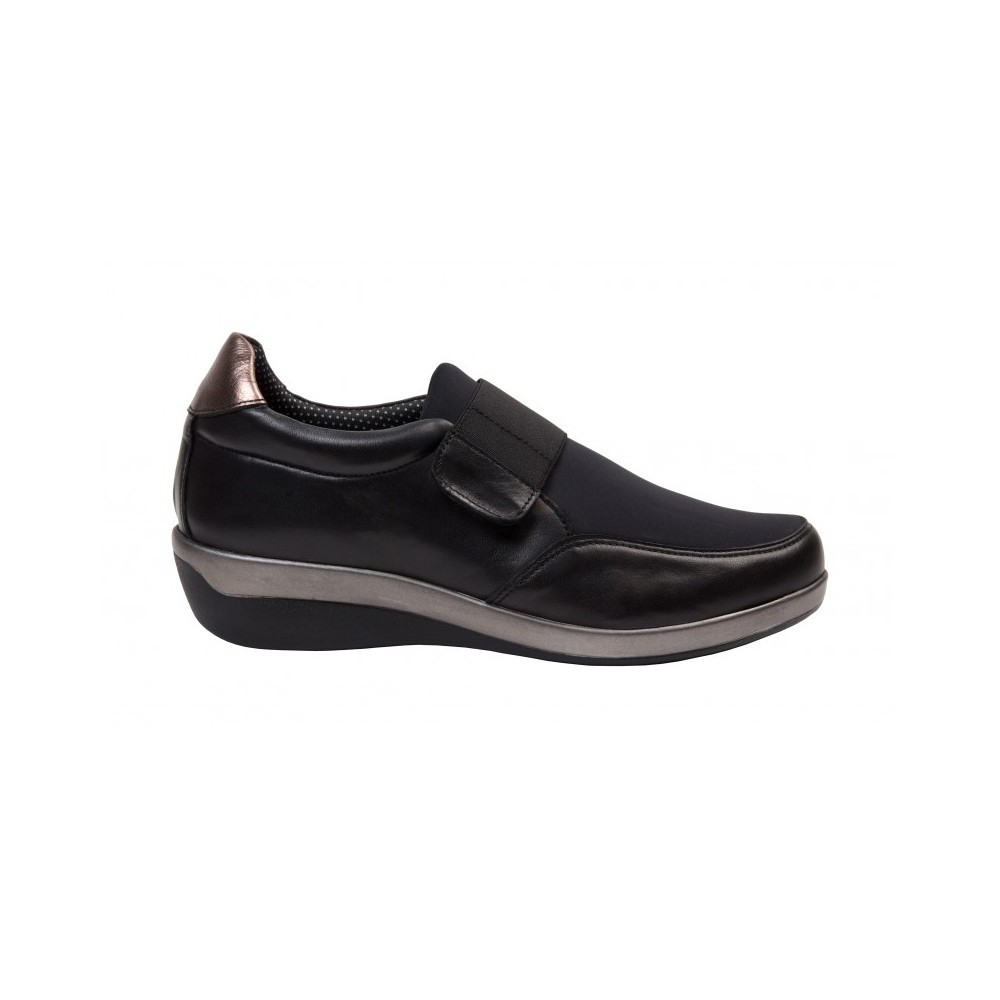 Zapato Diabetico Mujer Maria Negro