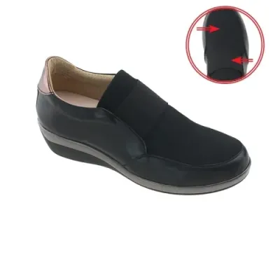 Chaussures Curacao Confortables Stretch Black