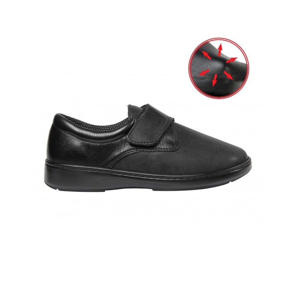 Stretch Lapa Black Shoe for Women