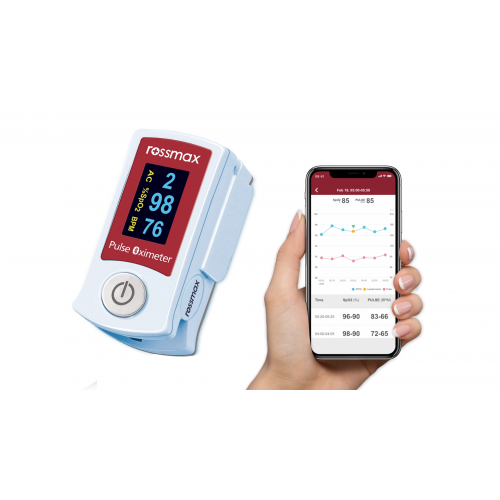 Oxímetro de Dedo c/Bluetooth Rossmax SB210