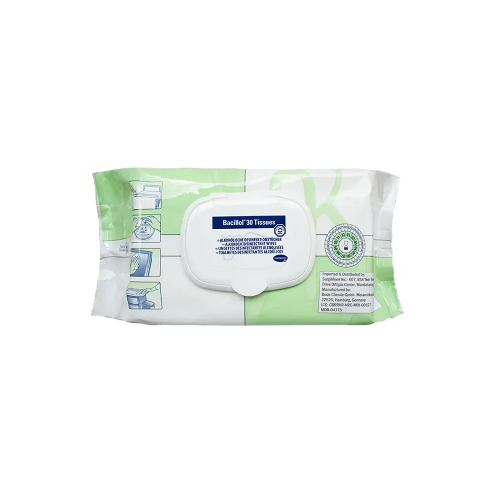 Lingettes désinfectantes rapides HARTMANN | Loja Ortopédica