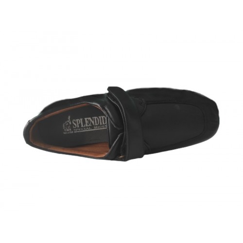 Unisex Black Velcro Comfort Shoe