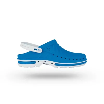 Clogs for Healthcare Wock Clog Medium Blue w/ Clip | Orthopedic Shop