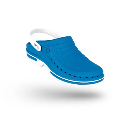 Clogs for Healthcare Wock Clog Medium Blue w/ Clip | Orthopedic Shop
