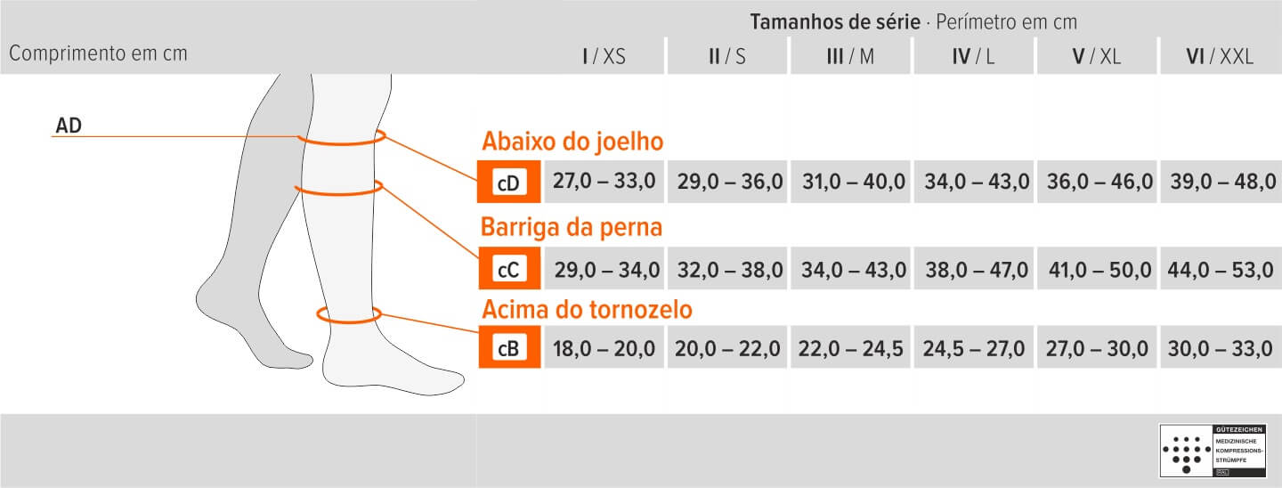 Meias de Compressão AD 2701 e 2702 Juzo | Loja Ortopédica